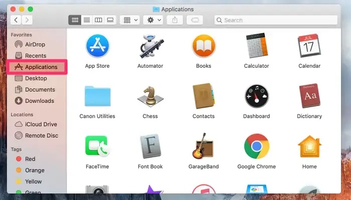 Applications Folder