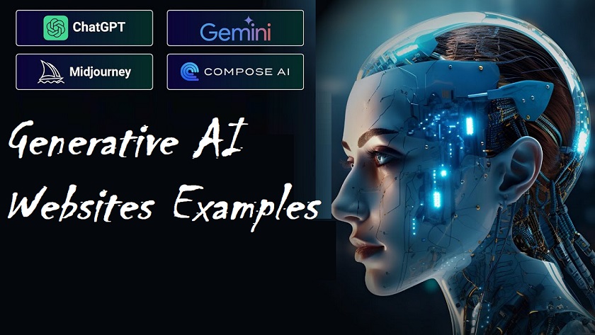 Generative AI Websites Examples