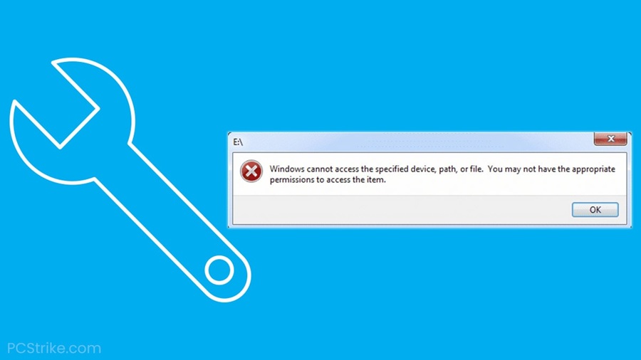 Windows Cannot Access the Specified Device