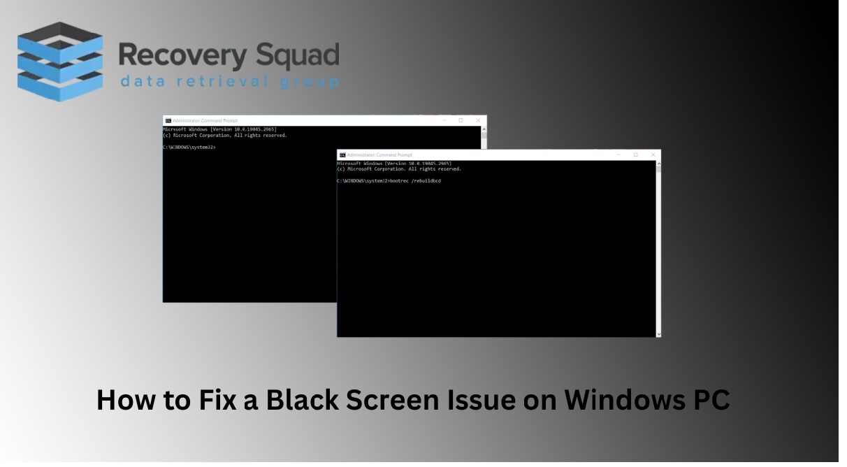 Black Screen Windows Update